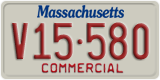 Massachusetts, Commercial vehicles (X12-345)