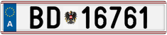 License plate of Austria, Official services and consulates