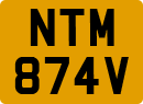 License plate of the United Kingdom, 1963 year system