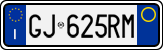 License plate of Italy, Cars (1994 year series)