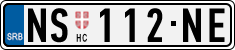 License plate of Serbia, Cars