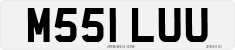 License plate of the United Kingdom, 1983 year system