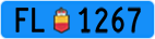 License plate of Liechtenstein, Work and fire vehicles (blue)