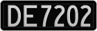 License plate of New Zealand, AB1(234)