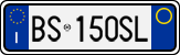 License plate of Italy, Cars (1994 year series)