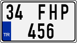 License plate of Turkey, Regular plates