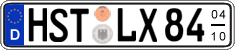 German license plate, Seasonal plates