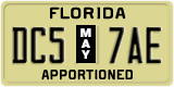 Florida, Apportioned (A12 34B)