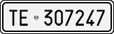 License plate of Italy, Cars (1927 year series)