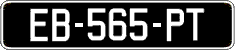 French license plate, SIV (oldtimers)