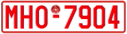 License plate of Greece, Tax-exempt vehicles