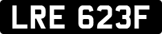 License plate of the United Kingdom, 1963 year system