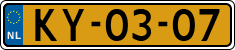 License plate of the Netherlands, Military