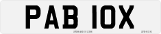 License plate of the United Kingdom, 1963 year system