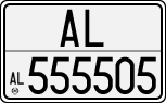 License plate of Italy, Cars (1927 year series)