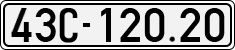 License plate of Vietnam, Cars