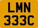 License plate of the United Kingdom, 1963 year system