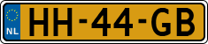 License plate of the Netherlands, Cars