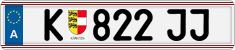 License plate of Austria, Regular plates