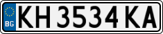 License plate of Bulgaria, Cars
