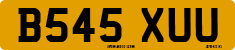 License plate of the United Kingdom, 1983 year system