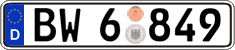German license plate, Authorities and federal agencies
