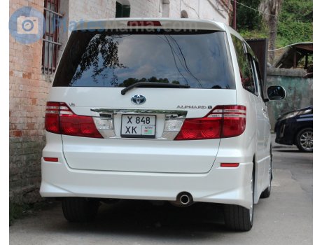 х848хк, Toyota Alphard