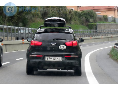 67부 5365, Kia Sportage