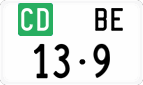 License plate of Switzerland, Diplomatic