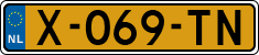 License plate of the Netherlands, Cars