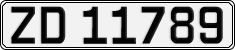 License plate of Norway, Cars