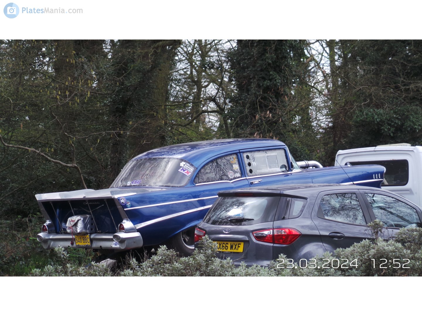 540BBC, Chevrolet Bel Air 2nd gen 1957 2-door Sedan (2402; A-body), 2nd facelift, 1956–1957