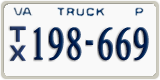 Virginia, Trucks (T/A 12(3)-345)
