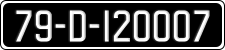 License plate of Ireland, Regular plates