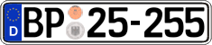 German license plate, Authorities and federal agencies