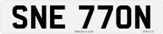 License plate of the United Kingdom, 1963 year system