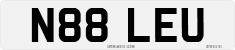 License plate of the United Kingdom, 1983 year system