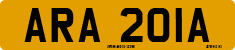 License plate of the United Kingdom, 1963 year system
