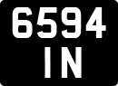 License plate of the United Kingdom, 1932 year system