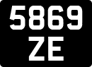 License plate of the United Kingdom, 1932 year system