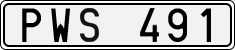 License plate of Sweden, Regular plates