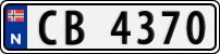 License plate of Norway, Trailers, motorcycles, special vehicles