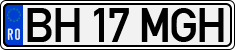License plate of Romania, Regular plates