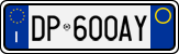 License plate of Italy, Cars (1994 year series)