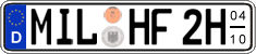 German license plate, Seasonal plates (Oldtimers)