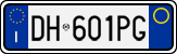 License plate of Italy, Cars (1994 year series)