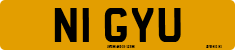 License plate of the United Kingdom, 1983 year system