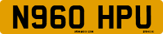 License plate of the United Kingdom, 1983 year system