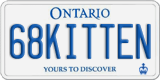 Ontario, Vanity Plates