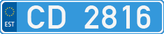 License plate of Estonia, Diplomatic